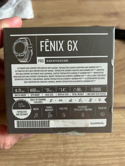 Smartwatch Garmin 6x pro
