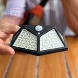 Вулична лампа на сонячній панелі, акумулятор 18650mAh, 100 LEDs