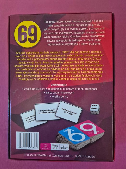 Gra karciana dla par 69