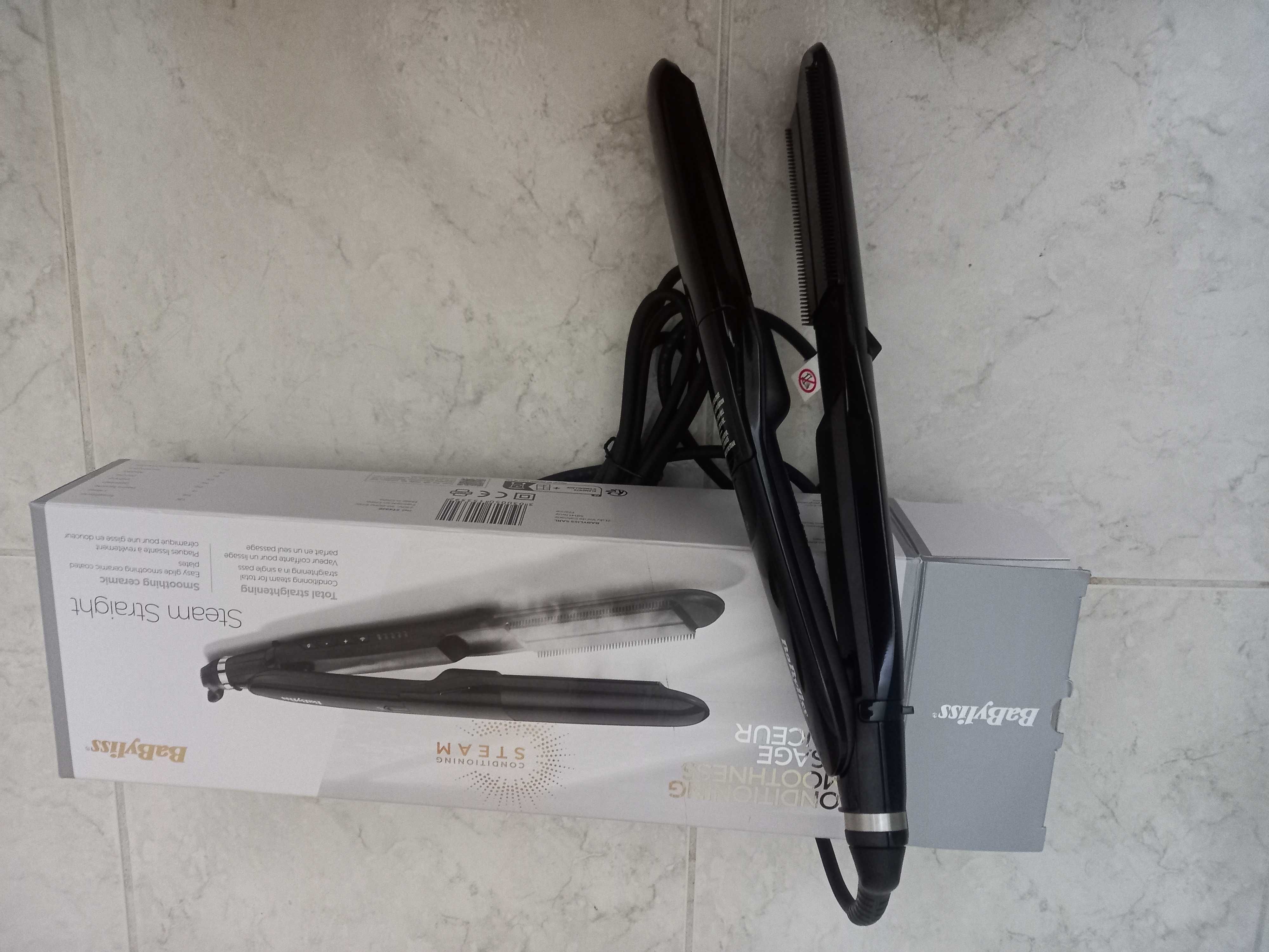 Alisador Babyliss a vapor