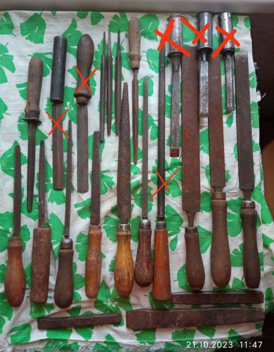 Ручной инструмент...молотки, стамески,напильники и прочее..СССР