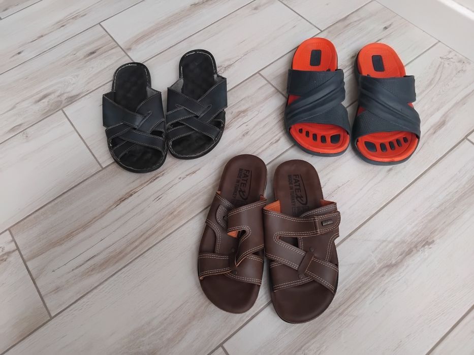 кожаные шлепанцы 41 размера