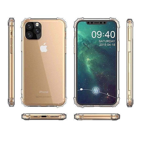 Pancerne etui Anti Shock do iPhone 11 Pro przezroczysty