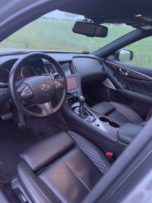 Infiniti Q50 Infiniti Q50s 365KM polski salon FAKTURA 23% PIKOWANA SKÓRA DREWNO