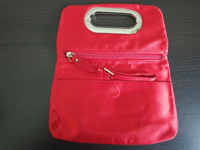 torebka czerwona mała kopertówka