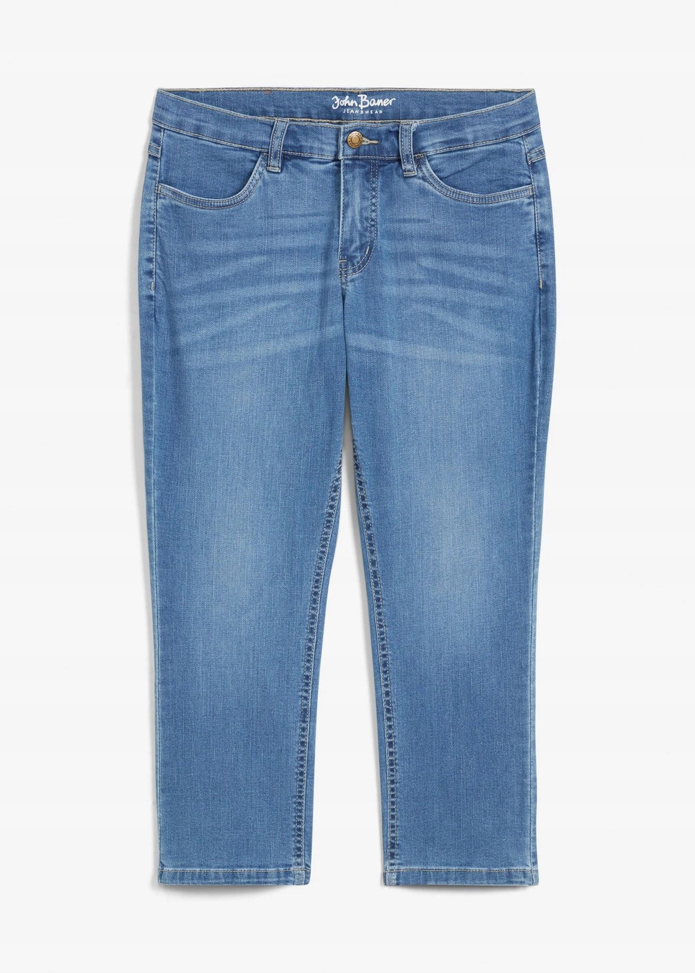 B.P.C spodnie jeansowe damskie 7/8 komfort-stretch ^42