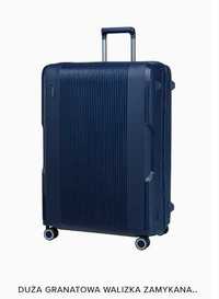 Duże walizki Puccini (niebieska i granatowa - 100litrów) nowe (2 szt.)