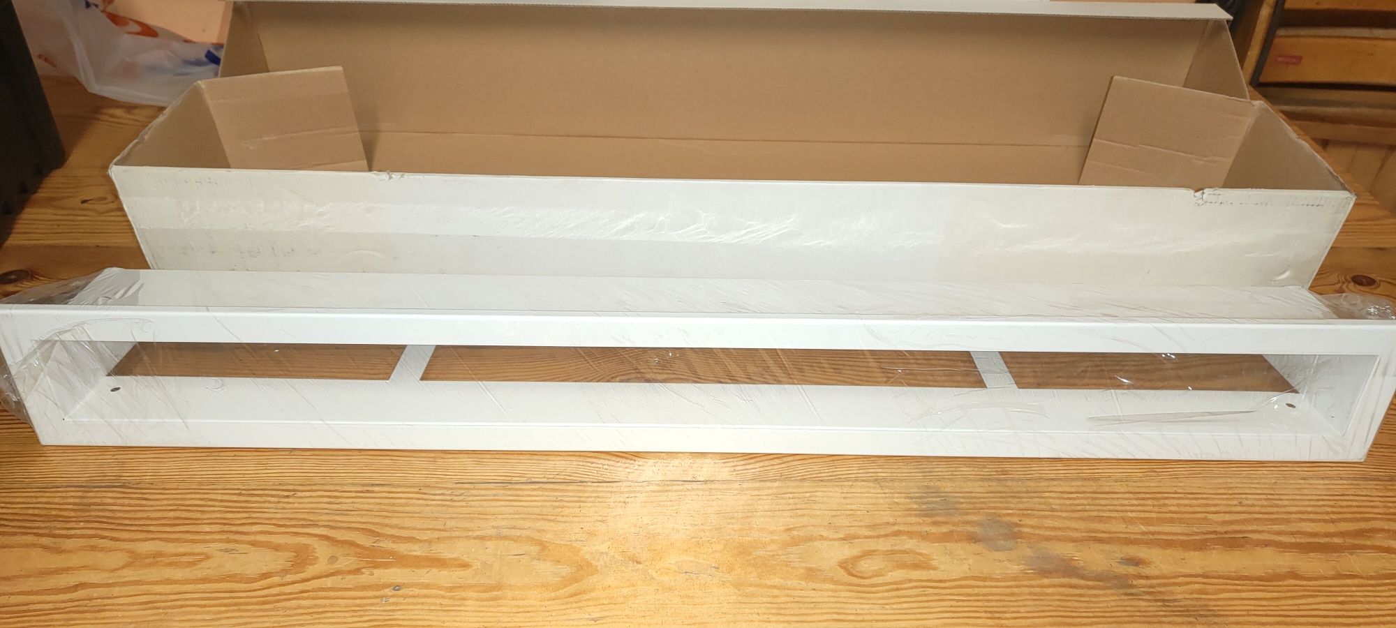 Kratka kominkowa luft biały 60x800 mm