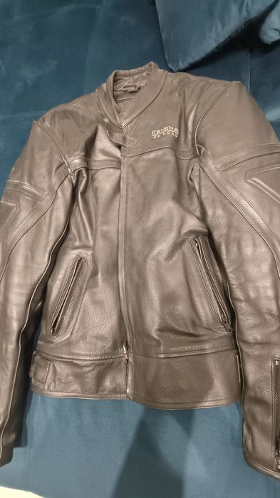 Motocyklowa kurtka skórzana Utika on road