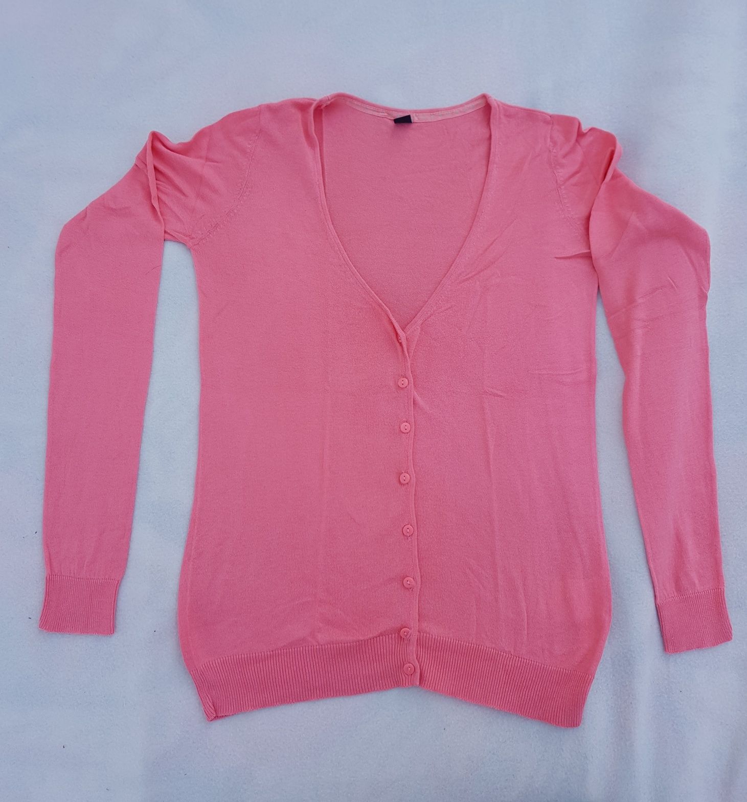 Letni, różowy sweterek rozm. 38 (M)