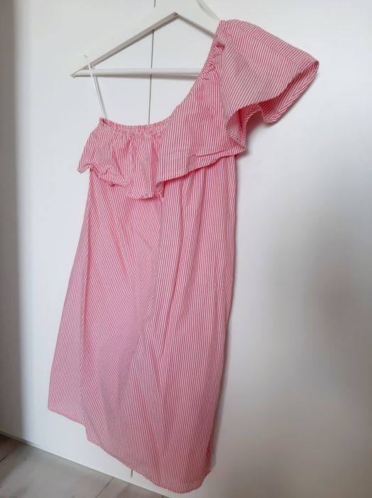 Sukienka na jedno ramię r.S