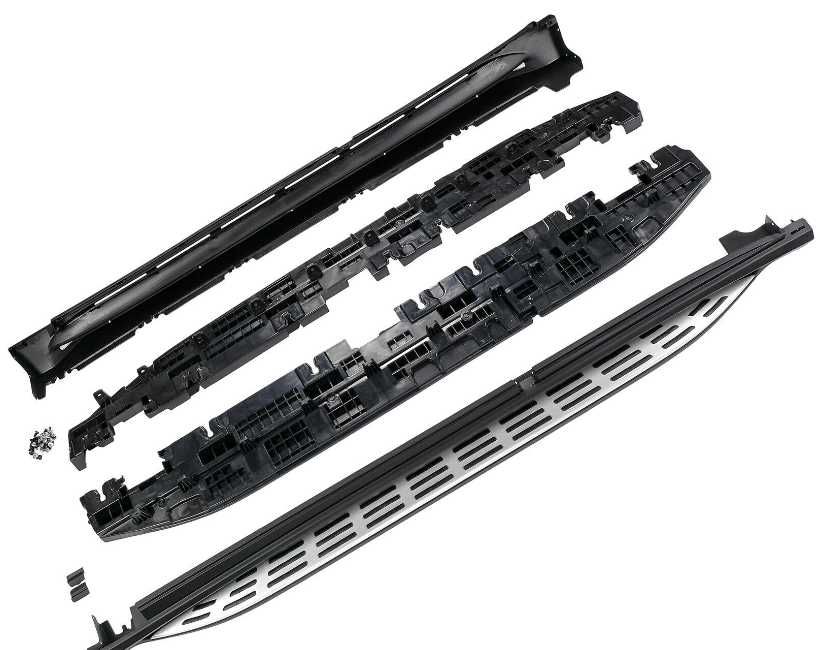 Stopnie Progi Boczne MERCEDES GLE W167 V167 C167 CHROM / CZARNE