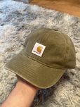 Czapka z daszkiem carhartt khaki kolor jasny brązowy old money vintage
