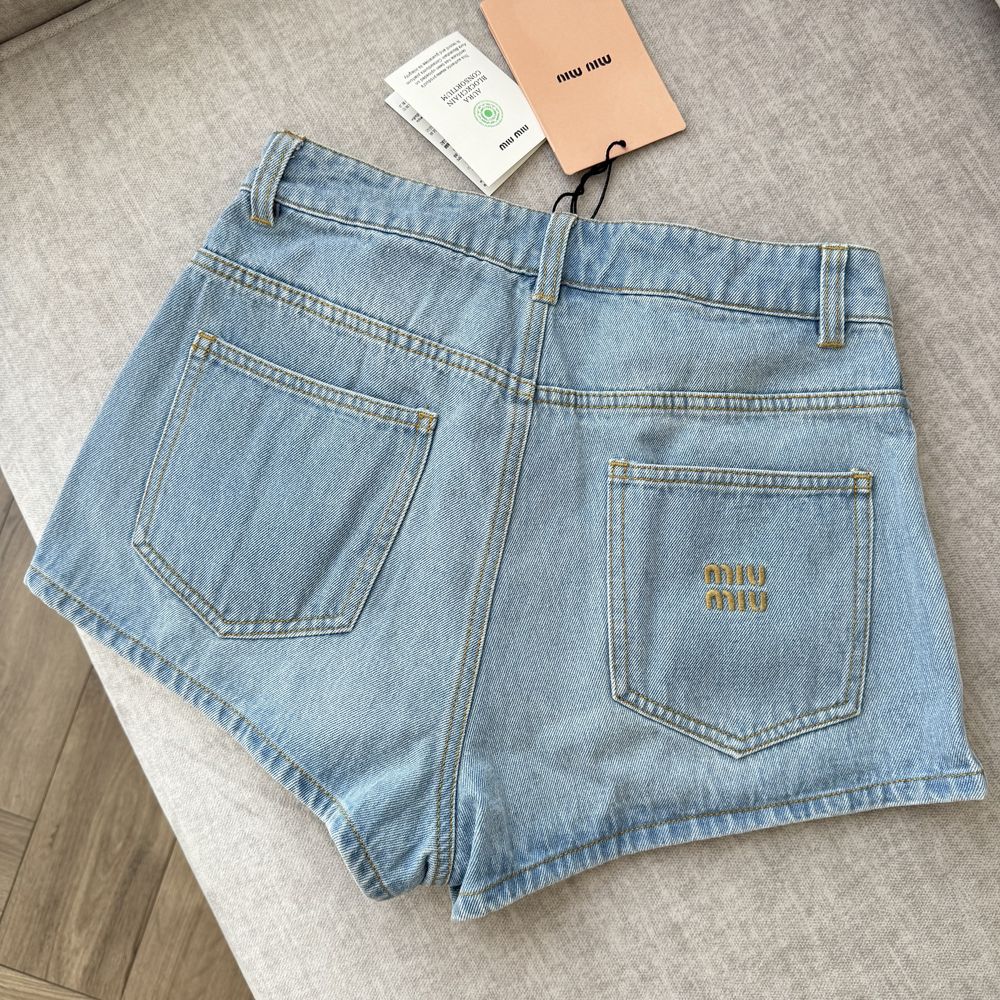 Джисові шорти Miu Miu