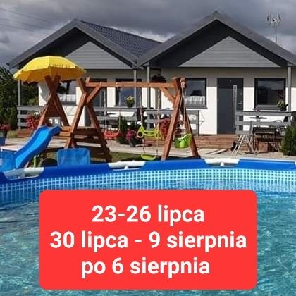 Wolny domek lipiec 23-26 po 30 Sarbinowo basen jacuzzi morze