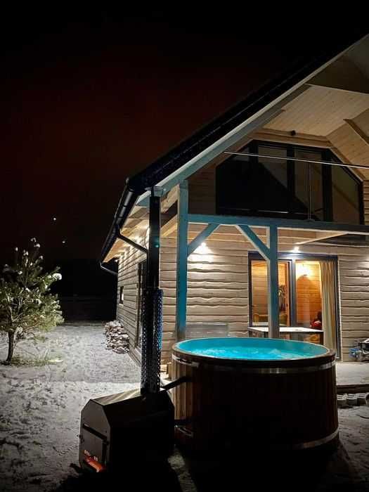 Gorąca Beczka Balia Jacuzzi z hydromasażem KOMPLETNA