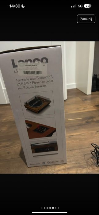 Gramofon/ odtwarzacz płyt winylowych