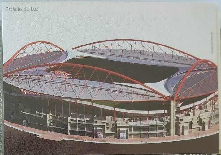 Postais do estádio da luz Benfica