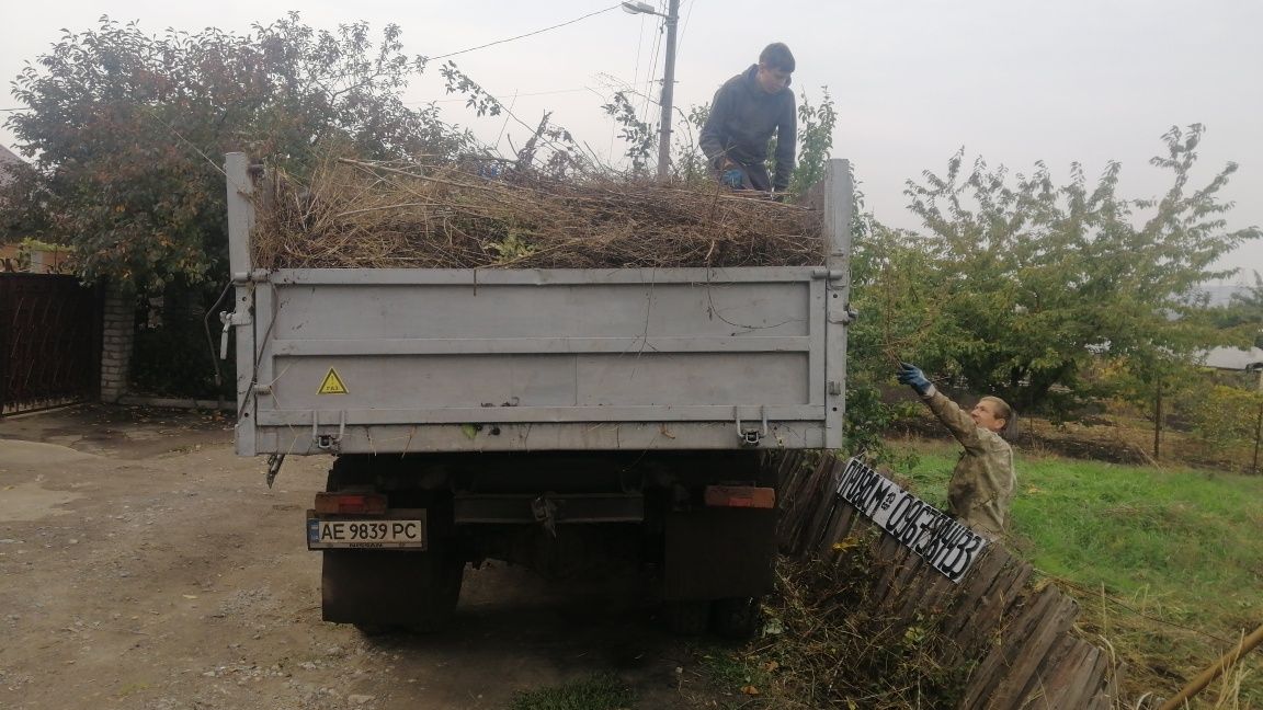 Покос травы, уборка территории, вывоз мусора