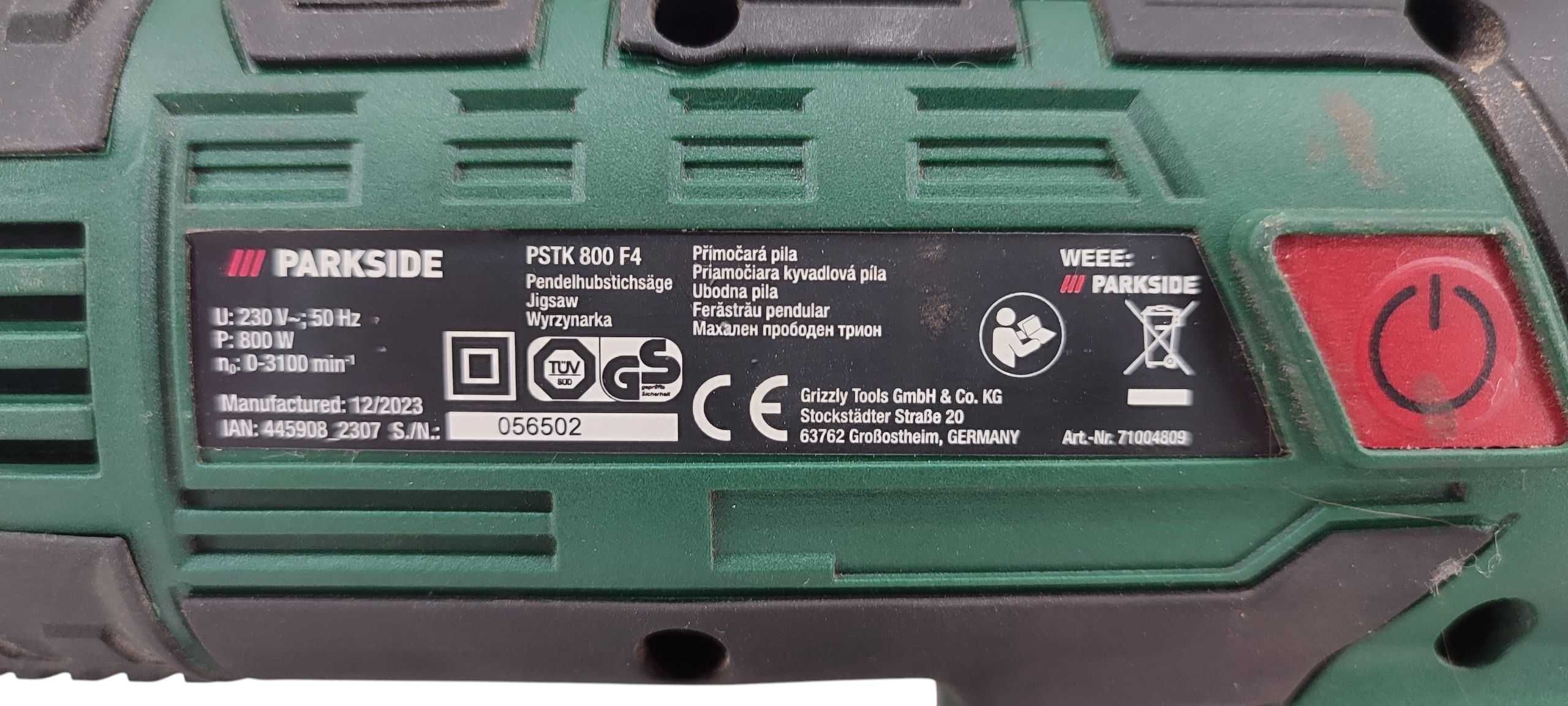 Wyrzynarka Parkside PSTD 800 E4 Komplet
