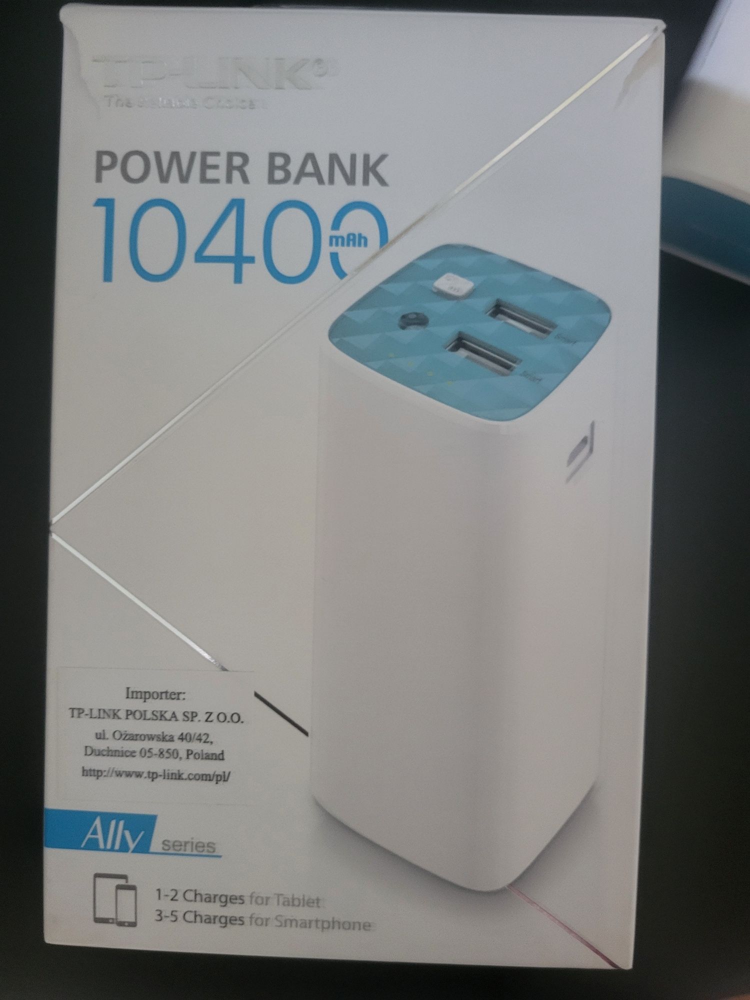 Ładowarka mobilna: Power Bank 10400 firmy TP-LINK