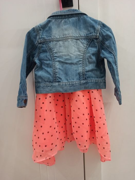 Zestaw sukienka i kurtka dla dziewczynki