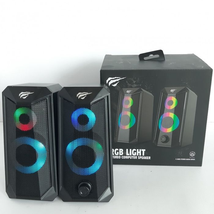 Акустичні колонки для комп'ютера з динамічним підсвічуванням Havit HV