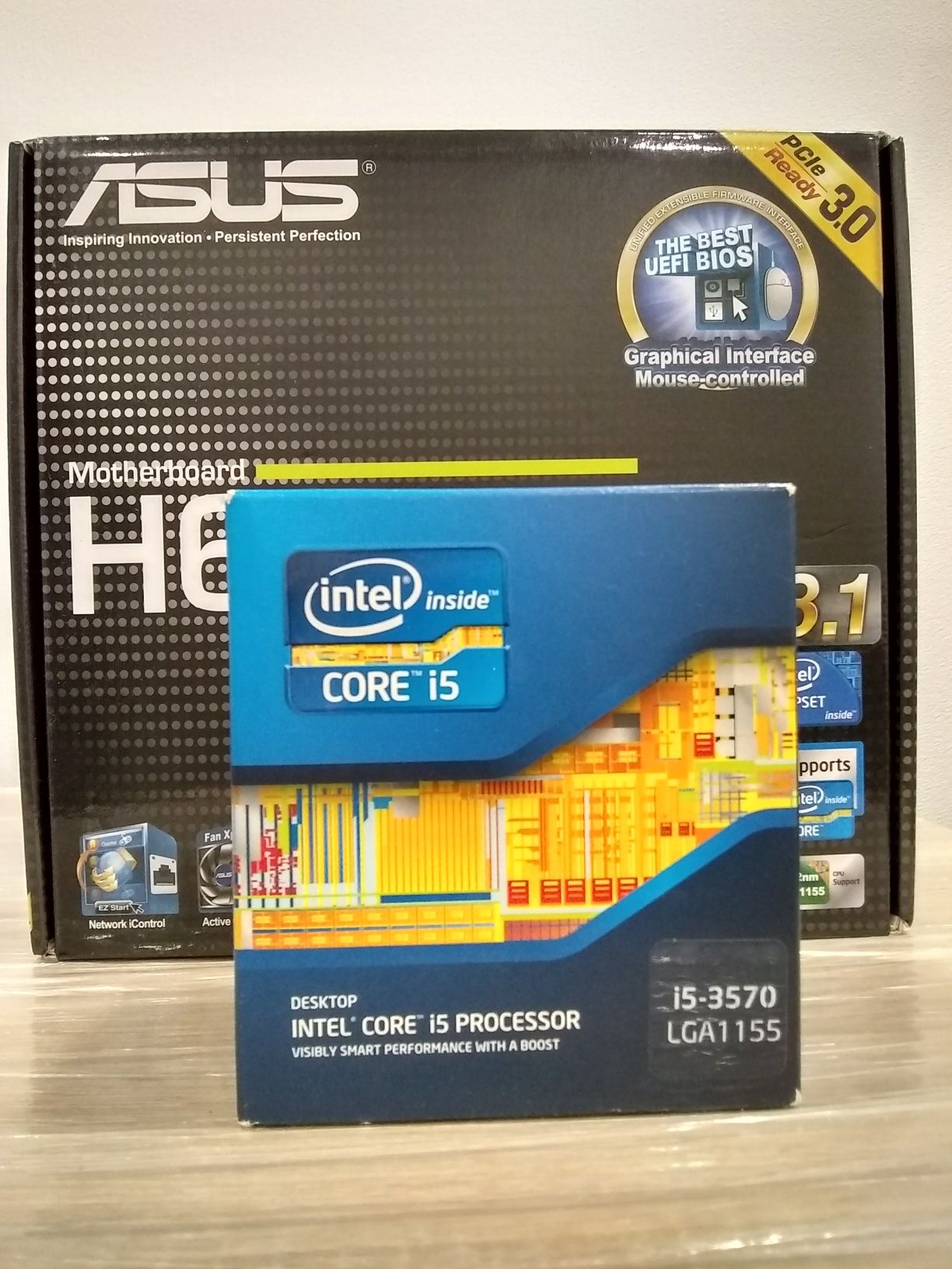 Материнська плата Asus s1155
