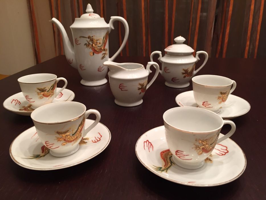 Serviço de café em Porcelana Chinesa dos anos 60