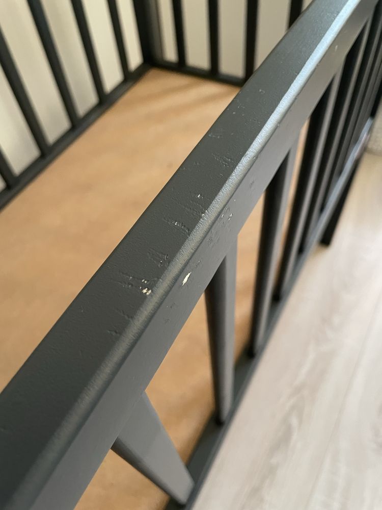Niemowkęce łóżeczko woodies 90 x 40 z materacem i dwoma poszewkami