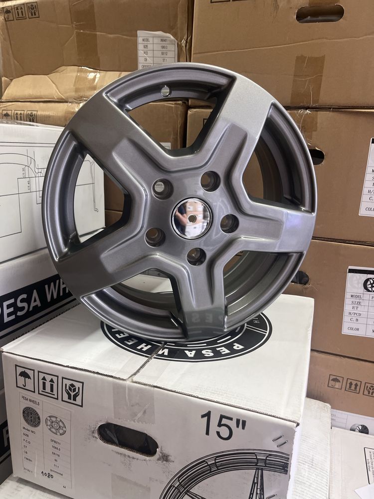 Jantes 15” 5x118 Novas Reforcadas Auto Caravana Fiat Iveco