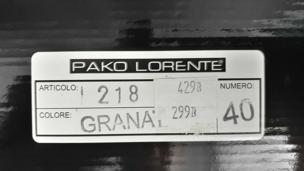 Męskie buty PAKO LORENTE rozmiar 40 - Zamsz