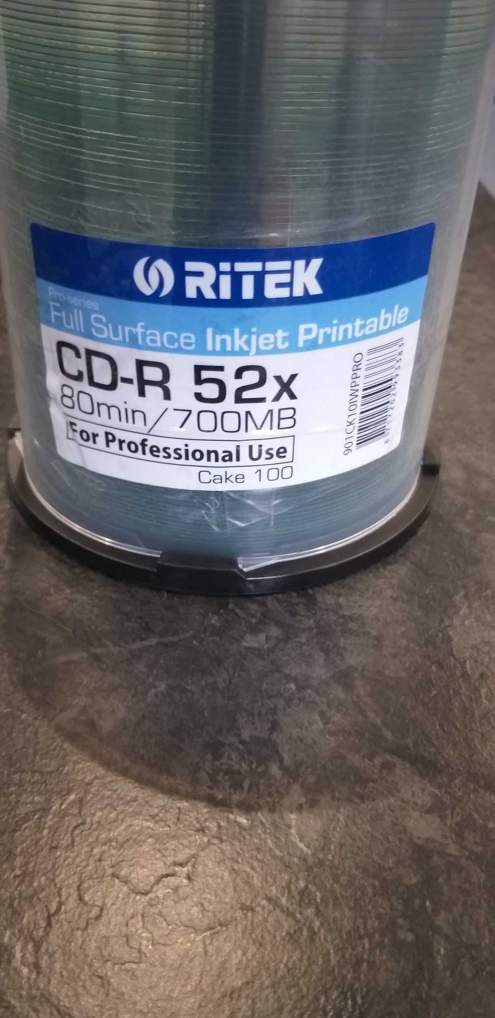 Traxdata  RITEK CD-R 700 MB 52x 99 sztuk (901CK10IWPPRO) Pro series