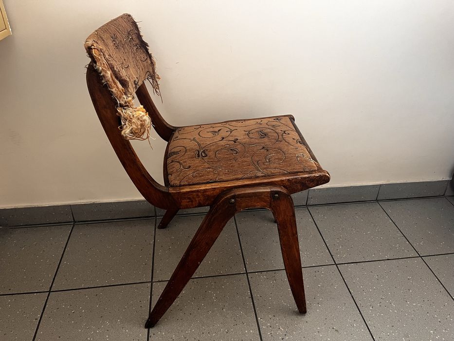 Prl Krzesło Bumerang Gościcińska Fabryka Mebli lata 60 vintage