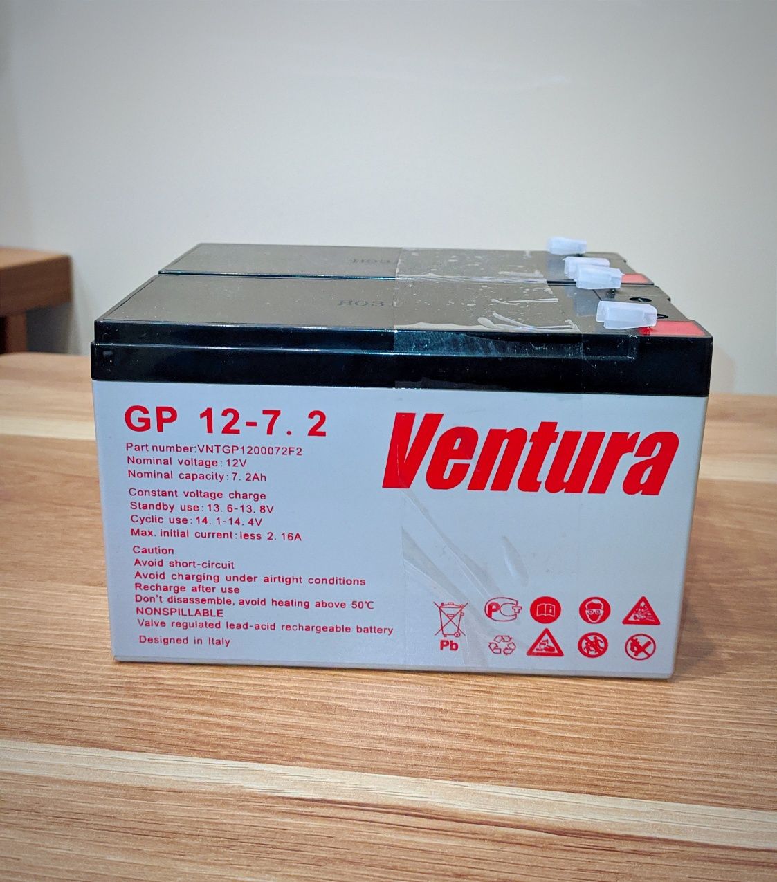 Аккумулятори Ventura gp 12-7, 2 .