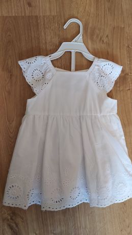 Biała sukienka Nowa 80