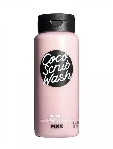 Гель-скраб для тіла  та КРЕМОВА ОЛІЯ ДЛЯ ТІЛА  PINK Coco Scrub Wash Vi