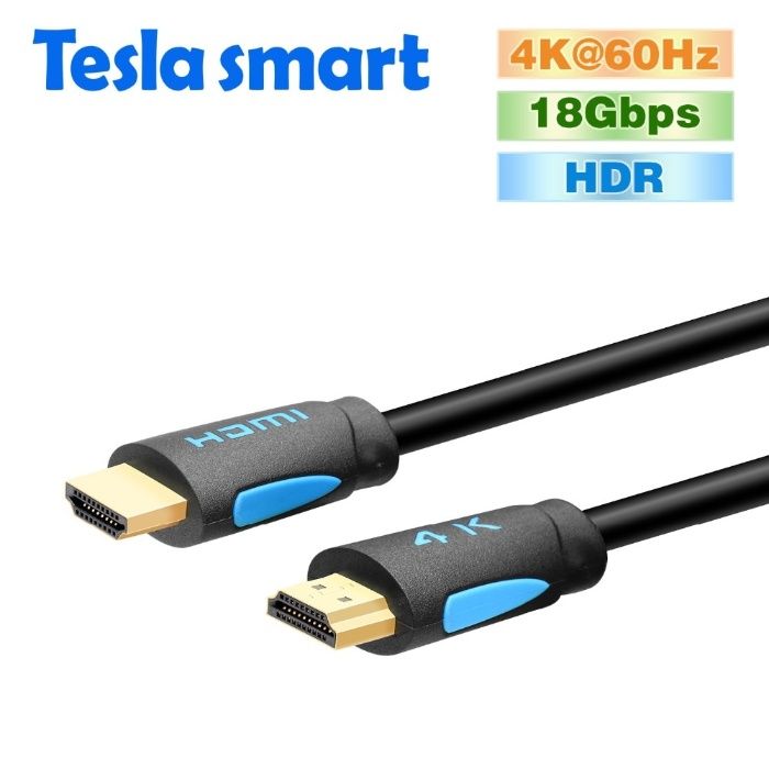 Tesla Smart HDMI 2.0 кабель длиной 1 метр (18 Гбит/с 4К/60 Гц ARC)