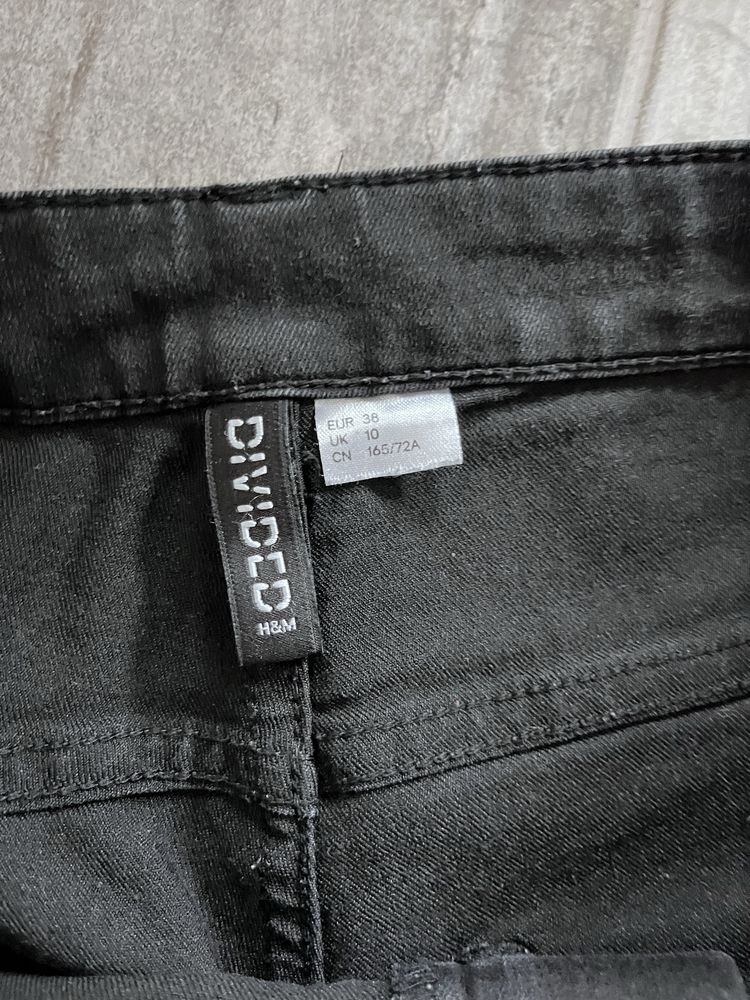 Czarne spodnie h&m