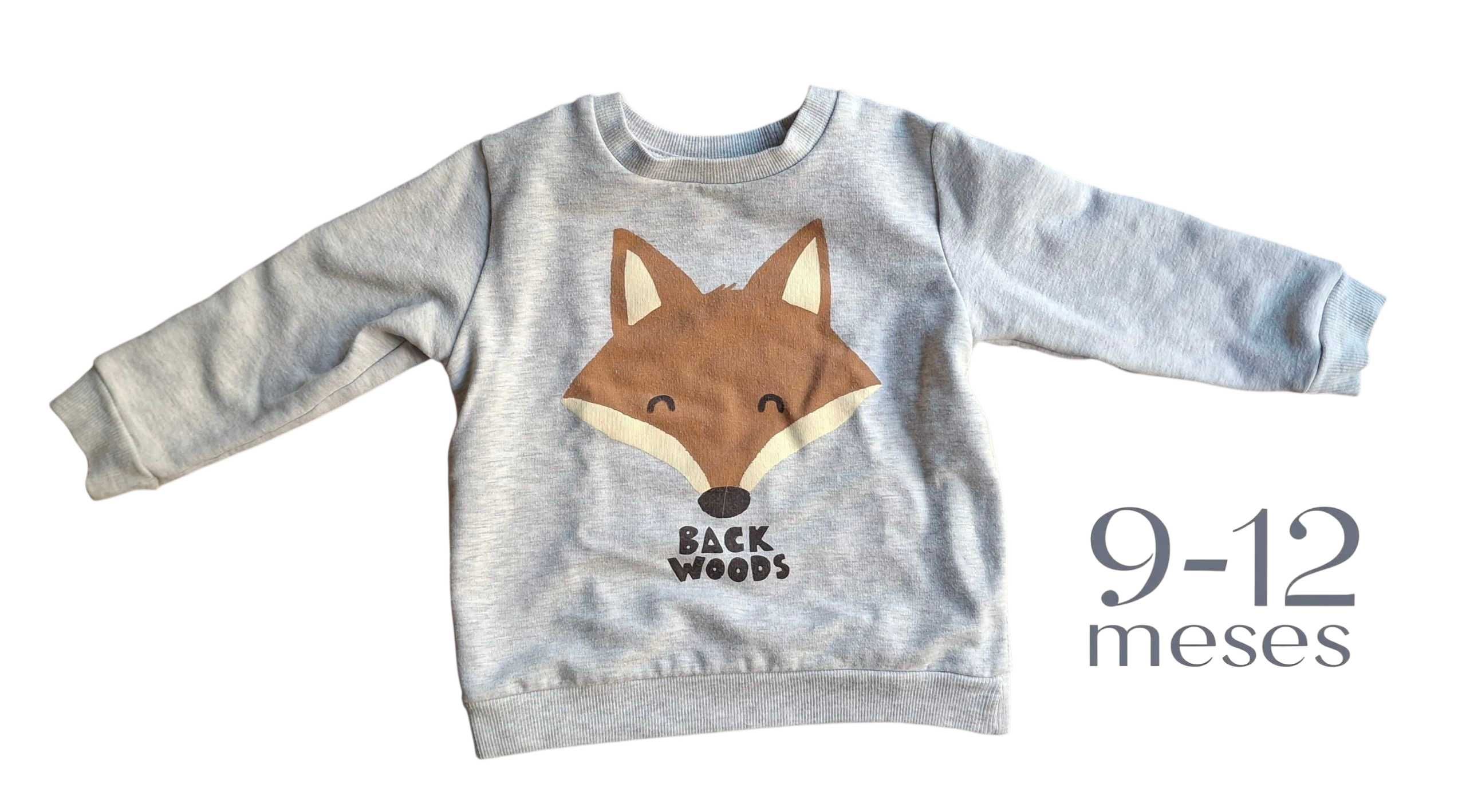 Camisola Cinzenta Lefties 9-12 meses