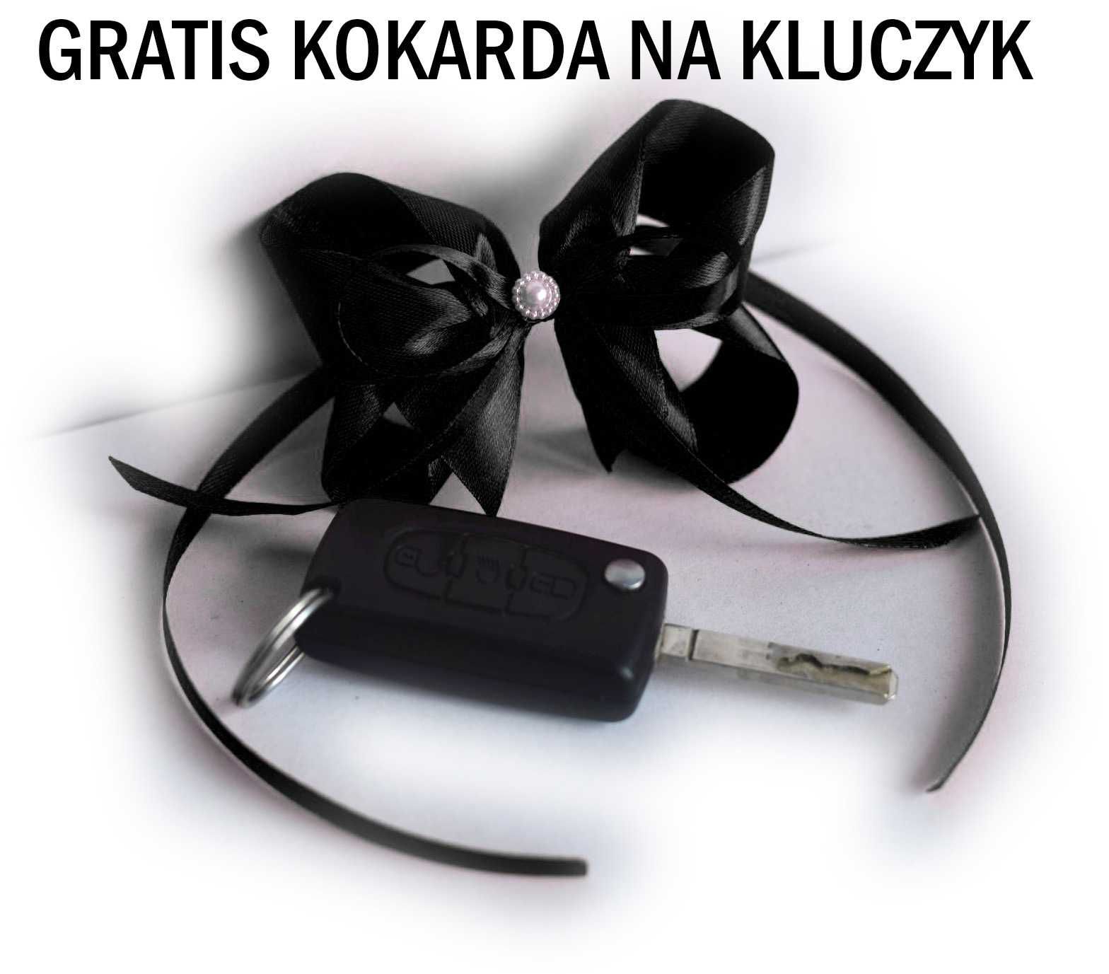 Czarny Gigant - potężna czarna kokarda XXL na samochód dla szefa