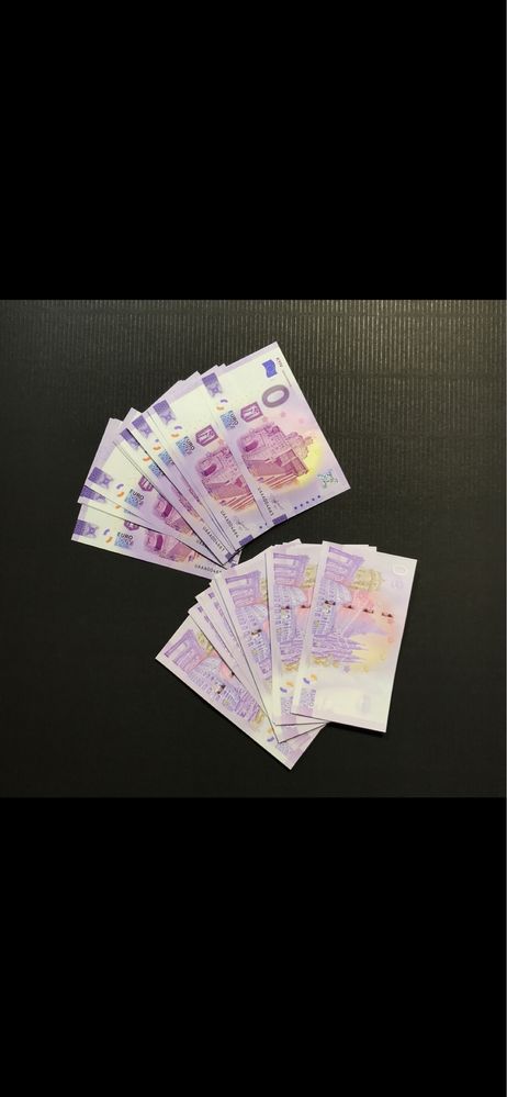 НОВА Банкнота купюра 0 евро euro євро Золоті ворота Софійський собор