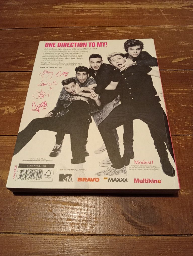 Książka: "One Direction: Gdzie jesteśmy"