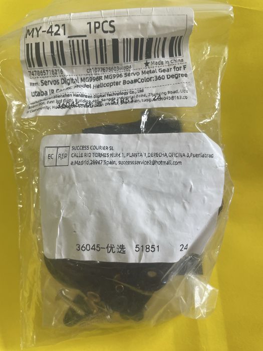 Servo motor digital TowerPro MG996R 13/15 kg
