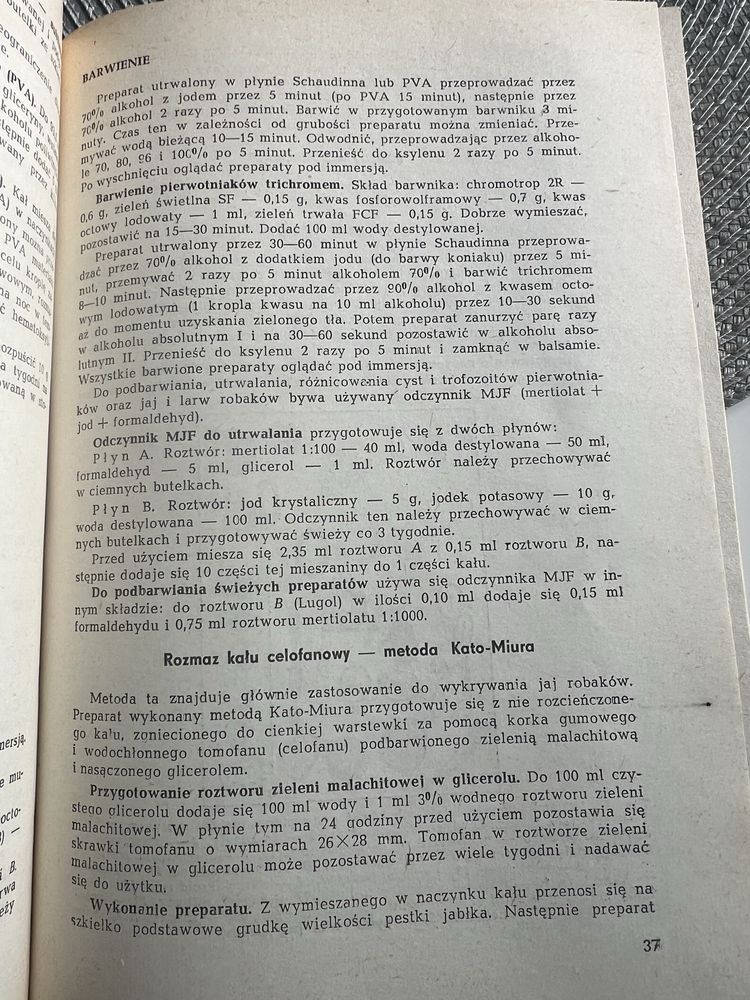 Zarys parazytologii lekarskiej