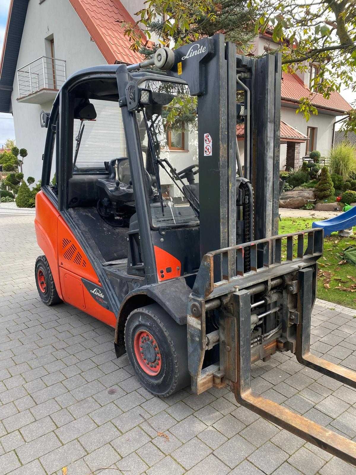 Linde H20 EVO Wózek widłowy Triplex Gaz