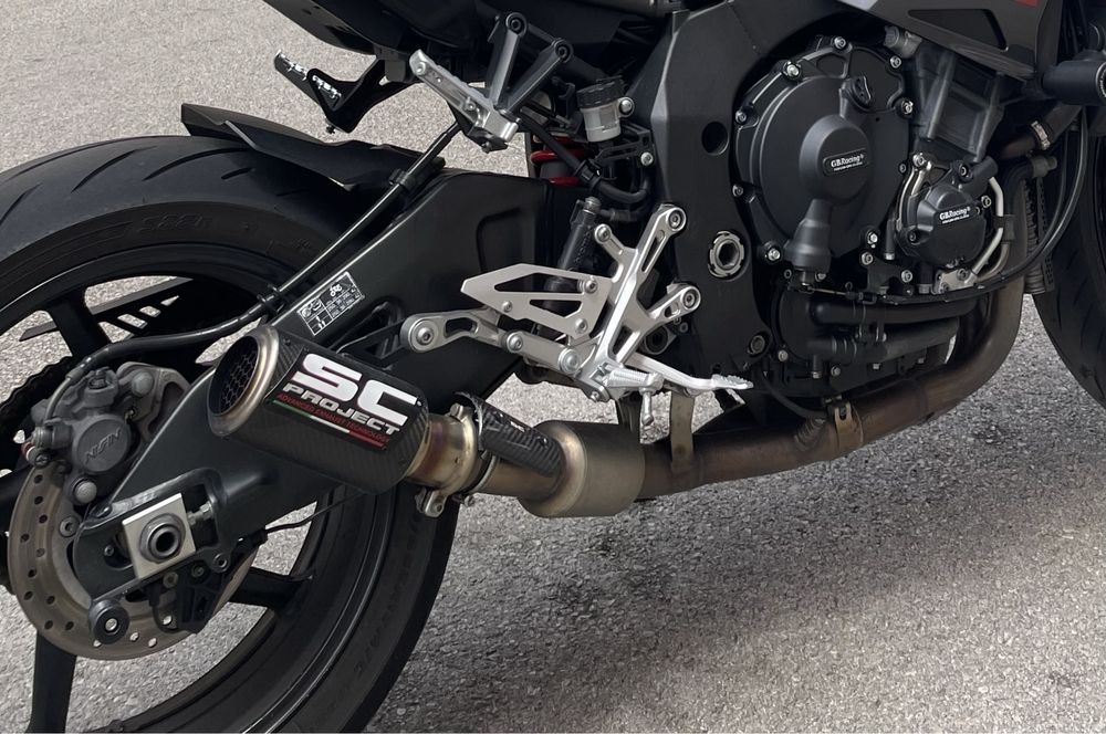 Ponteira Sc Project CR-T + mid pipe Leo Vince