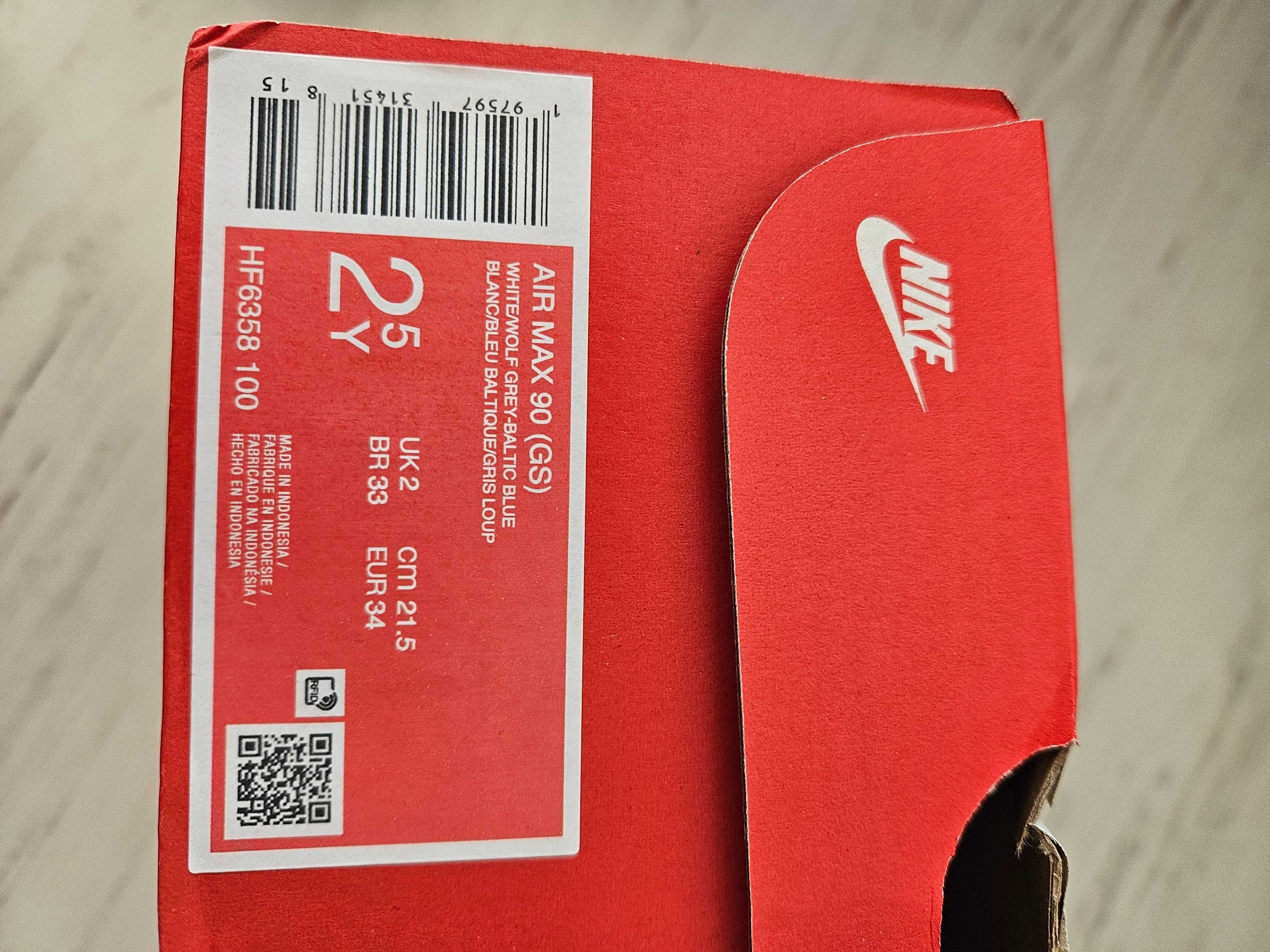 Nike Air Max 90 jak nowe rozmiar 34 oryginalne