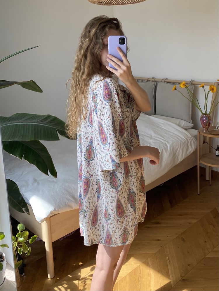 Piękna boho sukienka one size oversize w stylu Free people XS S M L XL