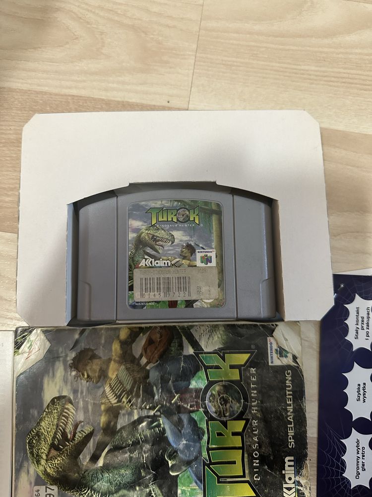 Nintendo 64 Turok komplet z pudełkiem !